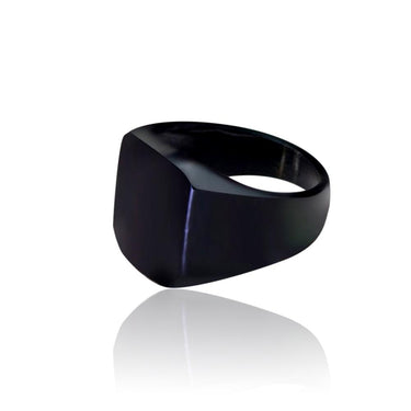 Matte Black Onyx Vikings Energy Ring-Your Soul Place